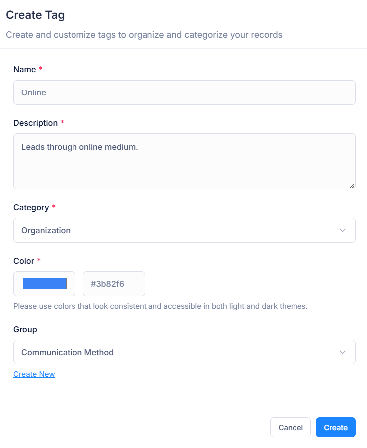 Label records the way your team talks about them