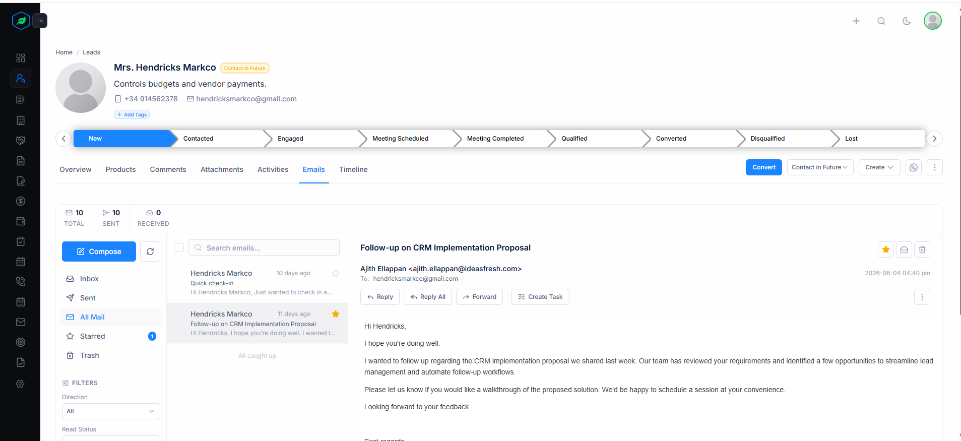 Mail Overview
