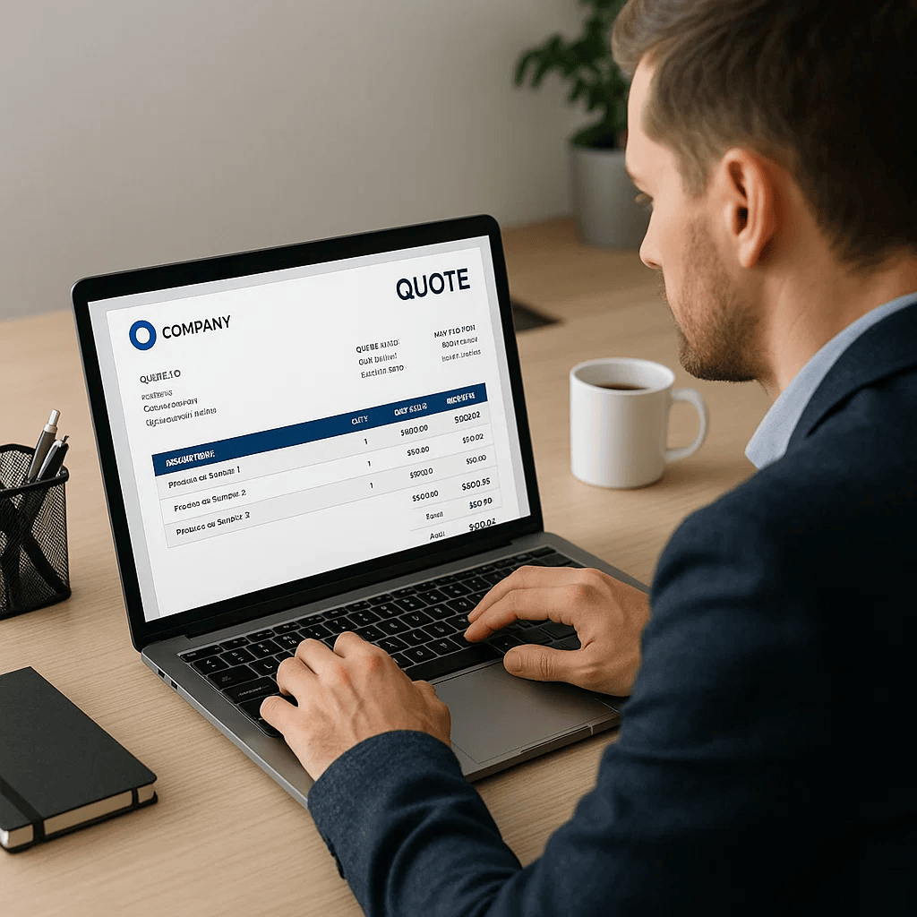Quote PDF Interface